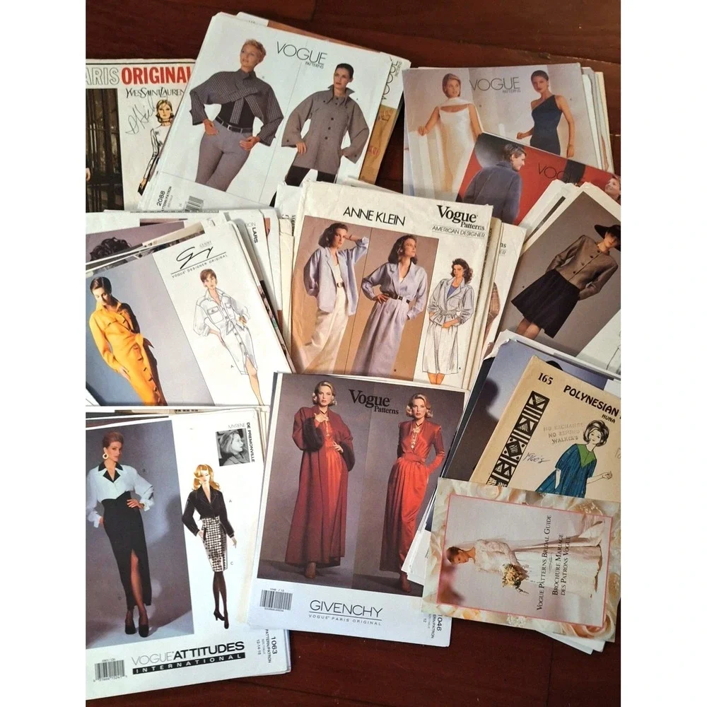 160 Vogue Pattern Sleeves Covers ONLY - NO PATTERNS (used for sales) SLEEVE ONLY